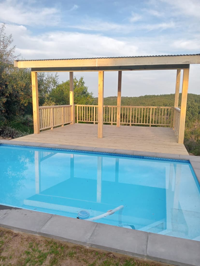Finished lean-to roof, with a single flat plane roof design